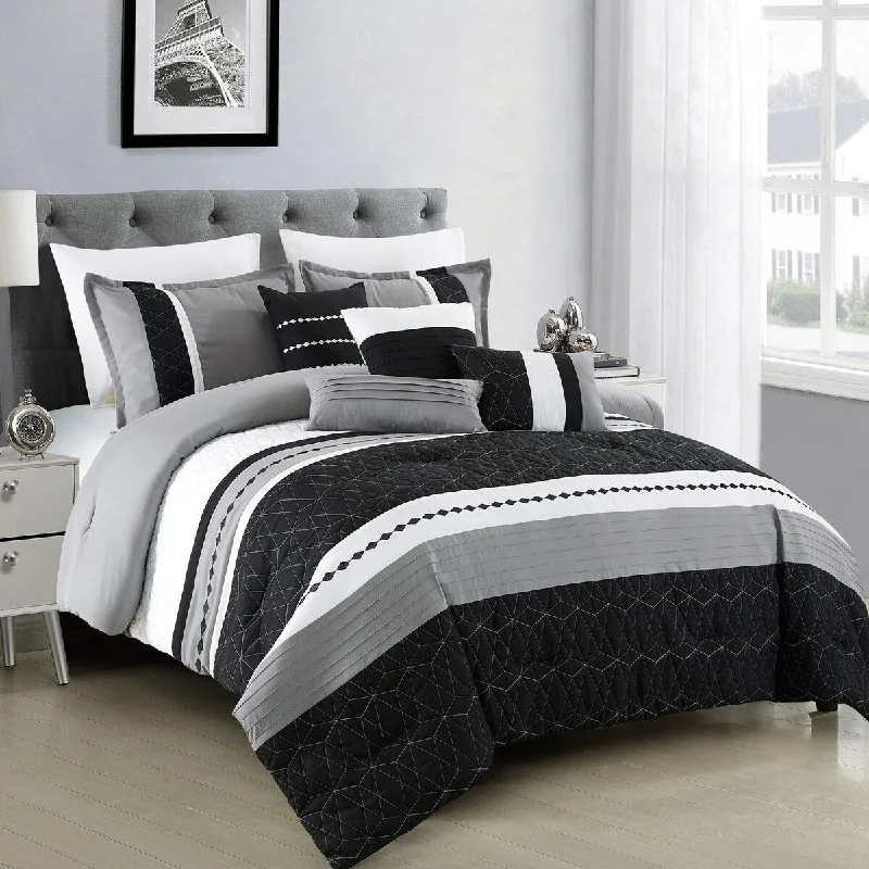 Synthetic - filled comforters like polyester for affordability and hypoallergenic propertiesEVADNE Luxury 7 Piece Comforter