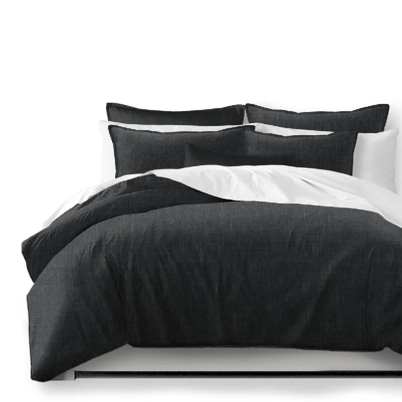 Down - filled comforters for supreme warmth and lightnessAustin Charcoal Comforter and Pillow Sham(s) Set