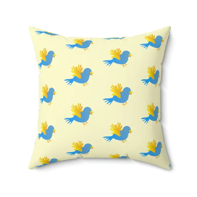 Transform your Space with Chic Birds Polyester Throw Pillow