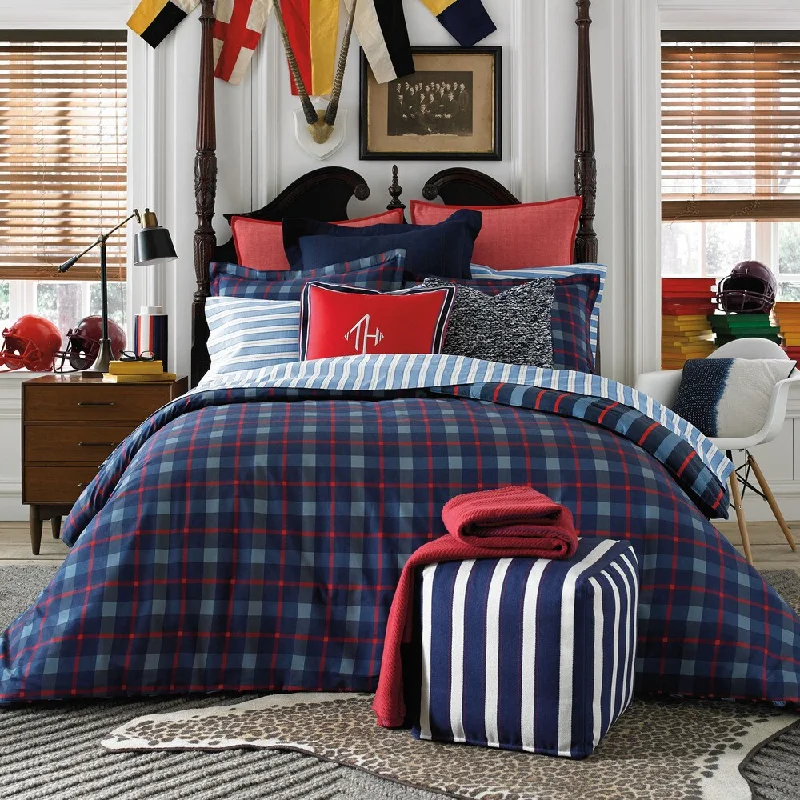 Queen - size comforters for standard queen - sized mattressesTommy Hilfiger Boston Plaid Twin/ Twin XL Comforter Set