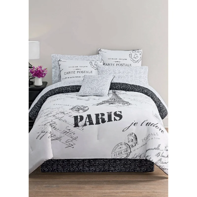 Queen - size comforters for standard queen - sized mattressesCASA Paris Comforter Set Set, Multiple Sizes