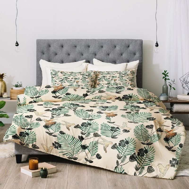 Bamboo - fiber - filled comforters with antibacterial and breathable qualitiesDash And Ash Hum Comforter Set -King