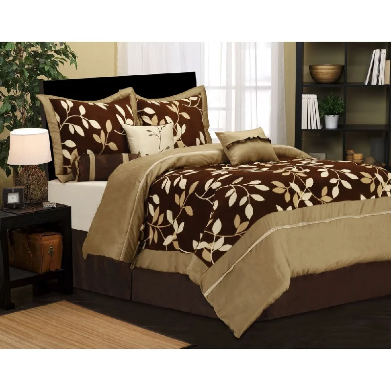 Duck down comforters with a softer feel and good warmth retentionFlorentina 7-Piece Comforter Set