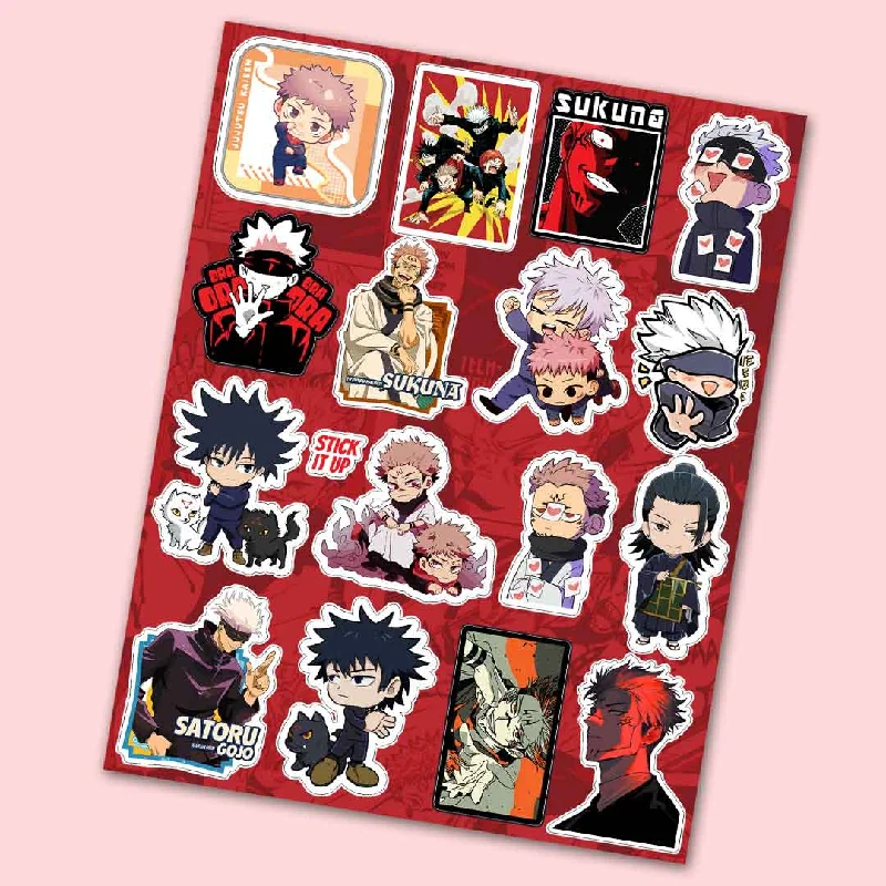 Jersey - Knit Sheets for a Comfortable and Casual BedJujutsu kaisen mini sticker sheet