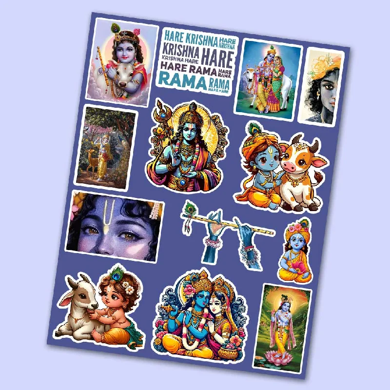 Quilted Cotton Sheets for a Warm and Inviting BedKrishna Mini Sticker Sheet