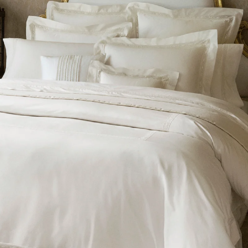 Fitted Sheets with Reinforced Corners for Long - Lasting UseGiza 45 Lace Percale Sheets