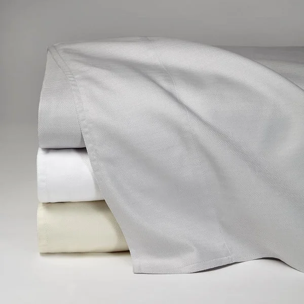 Organic Flannel Sheets for a Natural and Warm SleepTesoro Herringbone Sheet Collection