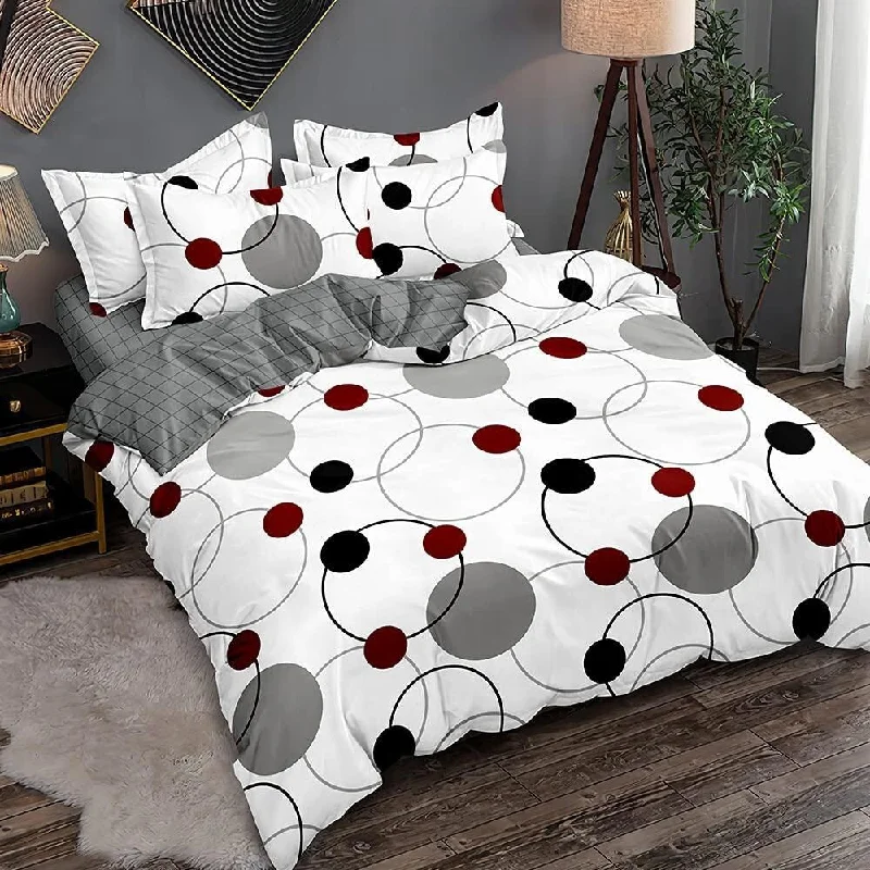 Goose down comforters known for their superior quality and insulationShatex Bedding Comforter Set 3 Piece Dot Pattern All Season