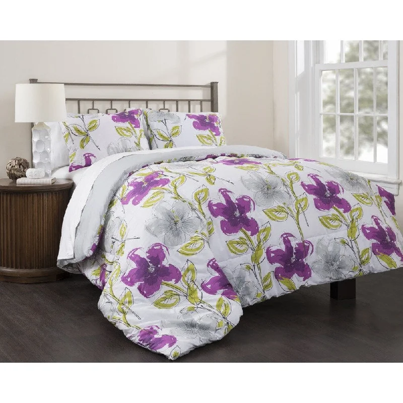 Cotton - filled comforters for a breathable and natural sleep experienceDream Garden 3-piece Comforter Set