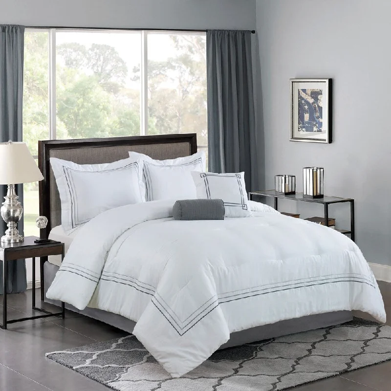 Wool - filled comforters with natural moisture - wicking and temperature - regulating featuresBellagio 5pc Comforter Set