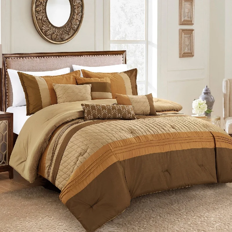 Goose down comforters known for their superior quality and insulationIwilla Luxury 7 Piece Comforter