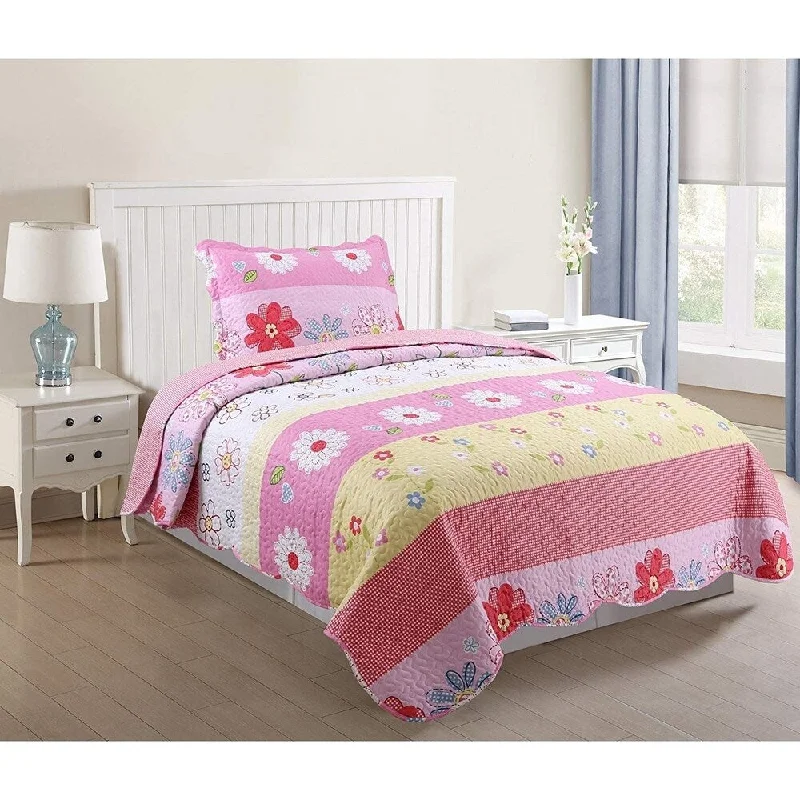 Duck down comforters with a softer feel and good warmth retentionPorch & Den Elsie Floral Comforter Set