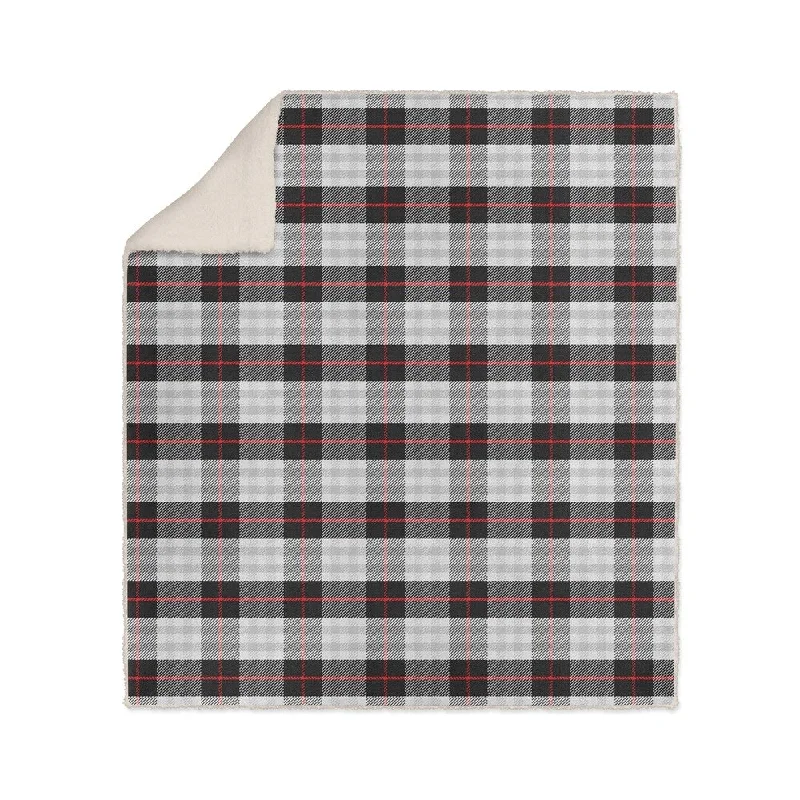 King - size comforters to fit large king - sized beds perfectlyMAD PLAID TWO Sherpa Comforter