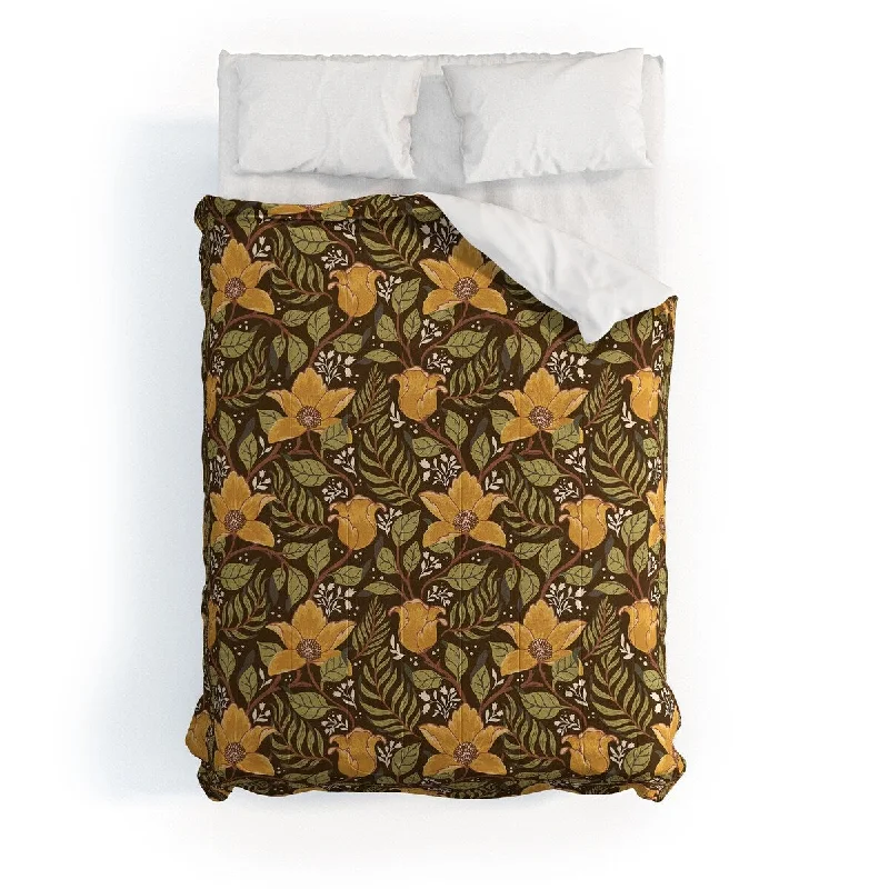 Silk - filled comforters for a luxurious and smooth touchAvenie Cottage Garden Vi Made To Order Full Comforter