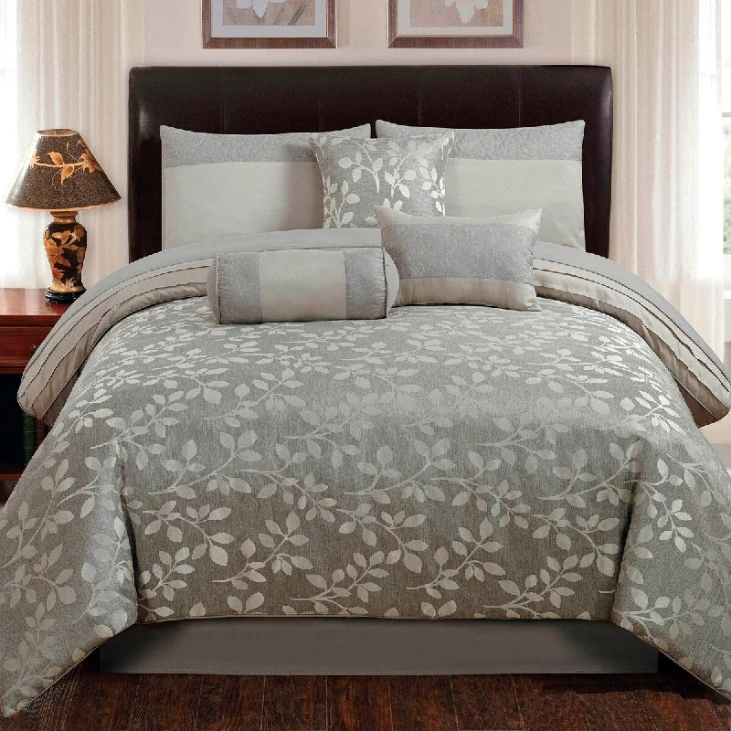 Full - size comforters suitable for full - sized beds in guest rooms or small bedroomsRiverbrook Home Selvy 7 Piece Comforter Set