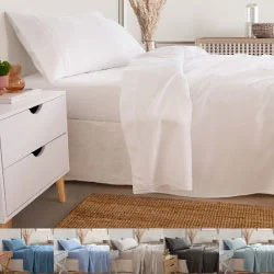 Jersey - Knit Sheets for a Comfortable and Casual BedBamboo Cooling 3000TC Sheet Set Ultra Soft