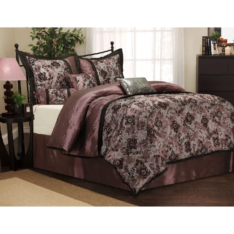 Duck down comforters with a softer feel and good warmth retentionRio 7-Piece Comforter Set