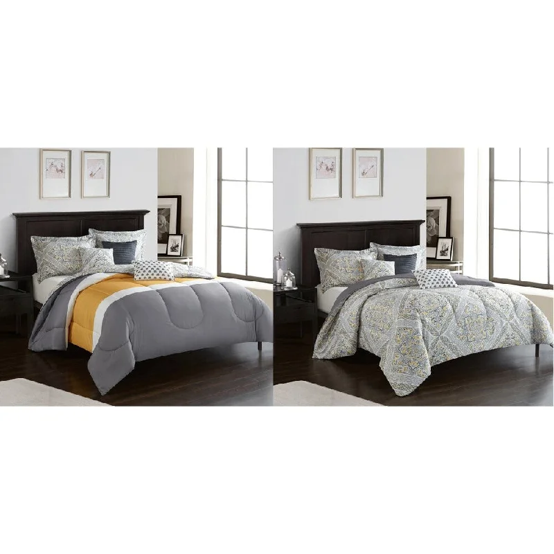 King - size comforters to fit large king - sized beds perfectlyPenelope 6pc Comforter Set