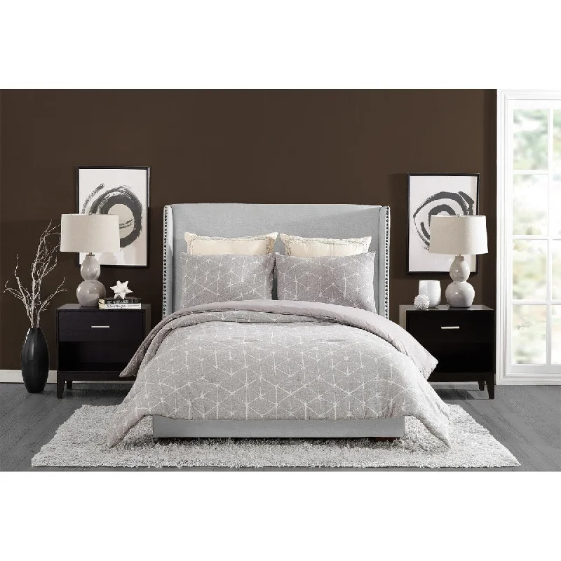 Silk - filled comforters for a luxurious and smooth touchAyesha Curry Diamond Comforter Set