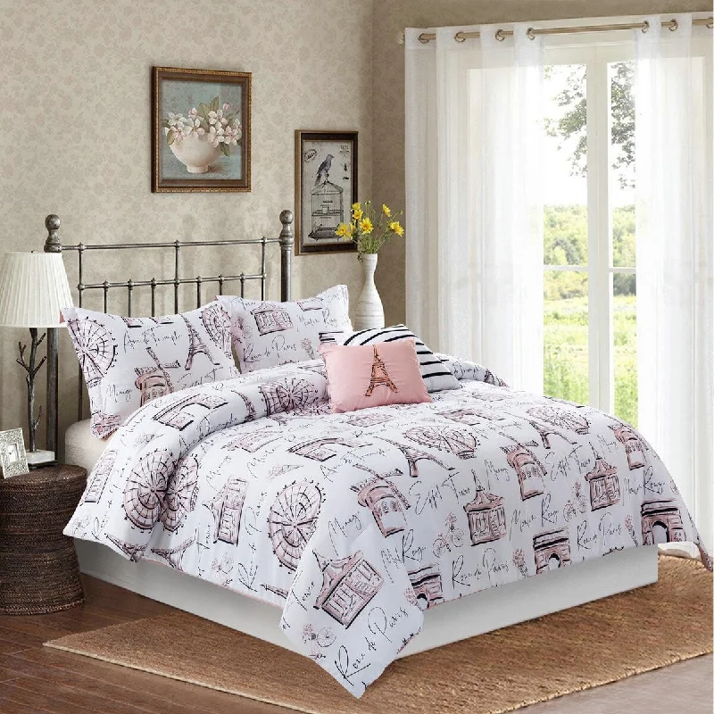 Queen - size comforters for standard queen - sized mattressesMargaux 5-Piece Comforter Set