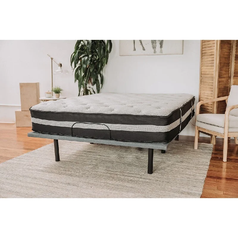 Queen - size mattresses for couples and standard bedrooms10 Inch Soft Innerspring and Quilted Foam Box Top Twin XL Mattress