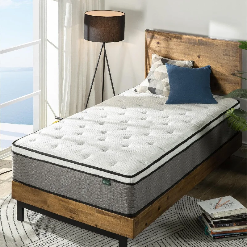 Polyester - foam mattresses for budget - friendly options12 Inch Support Plus Pocket Spring Hybrid Mattress, Extra Firm Feel, Heavier Coils, Pocket Innersprings for Motion Isolation