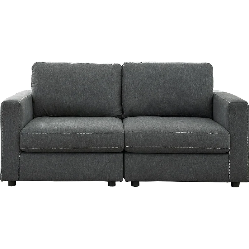 Polyester - foam mattresses for budget - friendly optionsCandela 2 Piece Loveseat - Charcoal