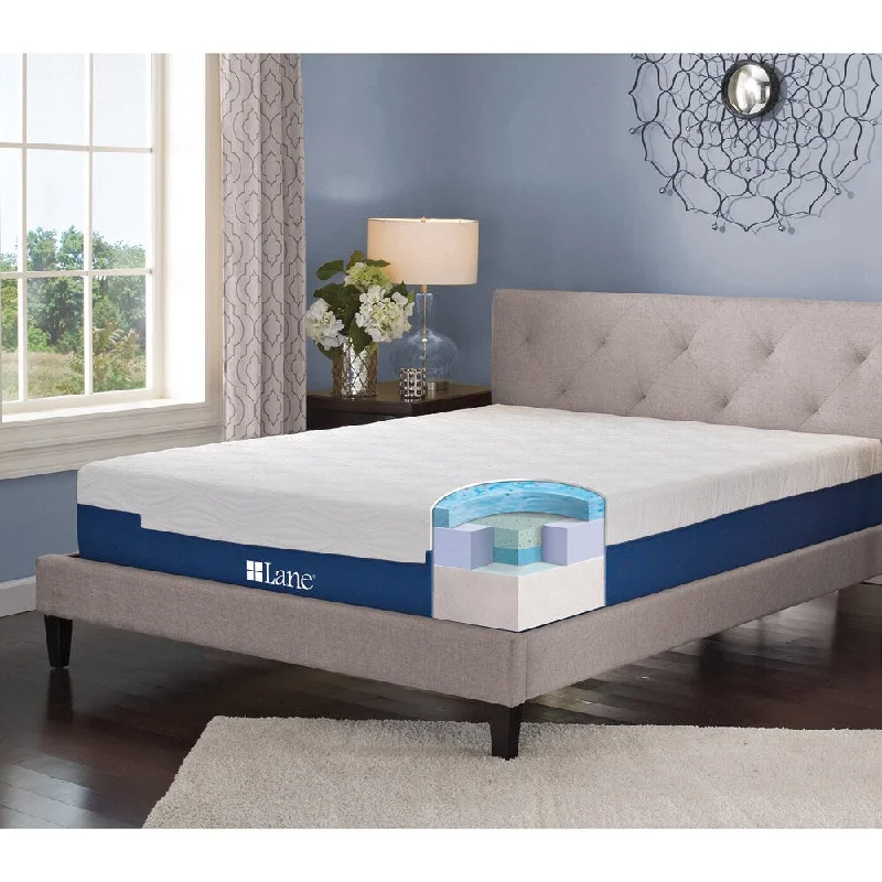 Innerspring mattresses with coil counts for supportLANE 13-inch California King-size Gel Memory Foam Mattress