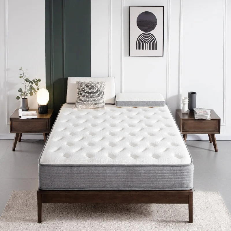 Wool - filled mattresses for natural insulation and moisture - wickingNestfair King Size 10-inch Gel Memory Foam Mattress