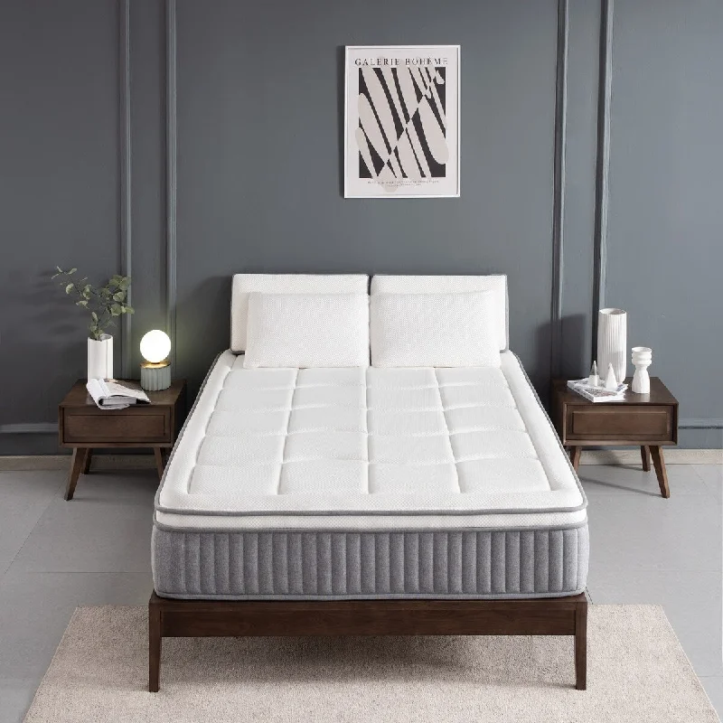 King - size mattresses for spacious master bedroomsNestfair Twin XL Size 12-inch Gel Memory Foam Mattress