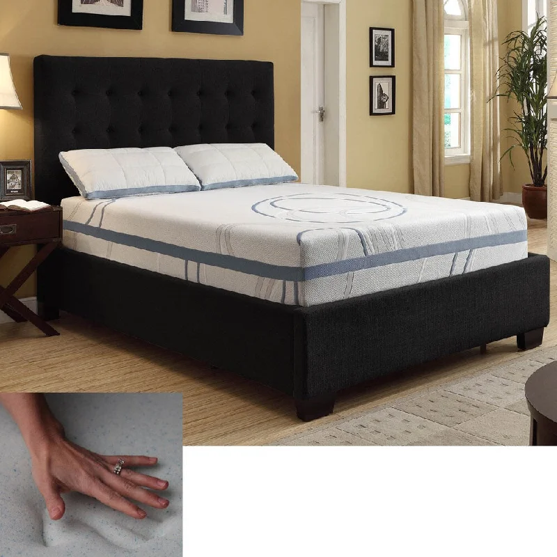 Polyester - foam mattresses for budget - friendly optionsNuForm Luxury Gel Memory Foam 11-inch Dual Layer King-size mattress