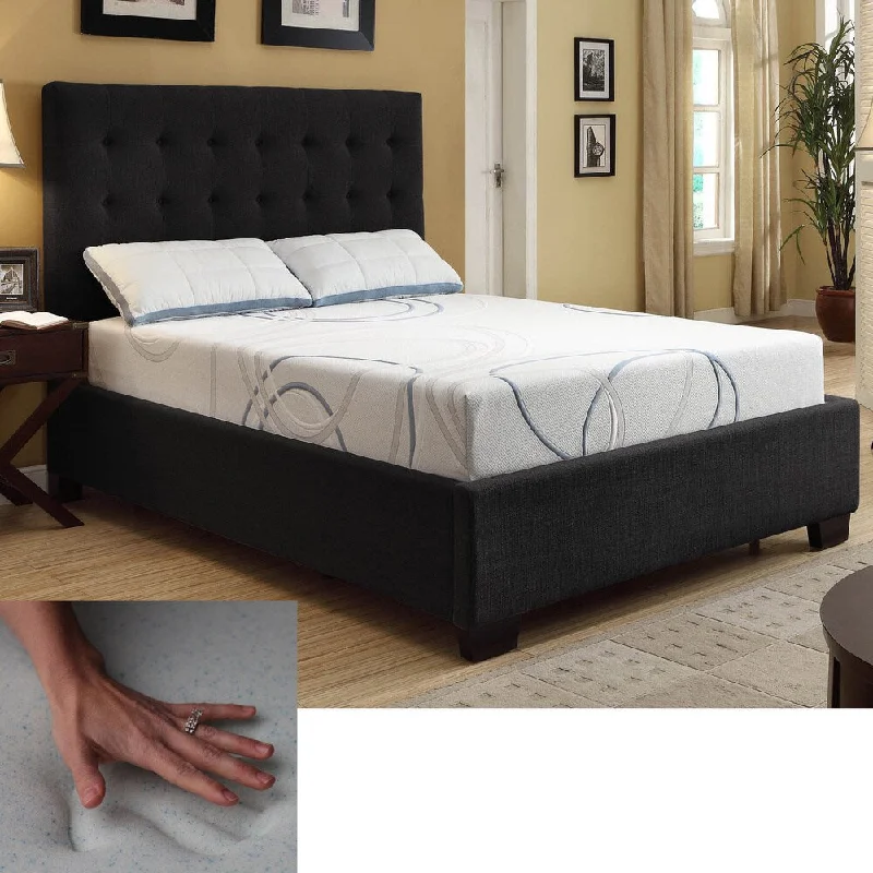 Polyester - foam mattresses for budget - friendly optionsNuForm Luxury Gel Memory Foam 9-inch Dual Layer King-size Mattress