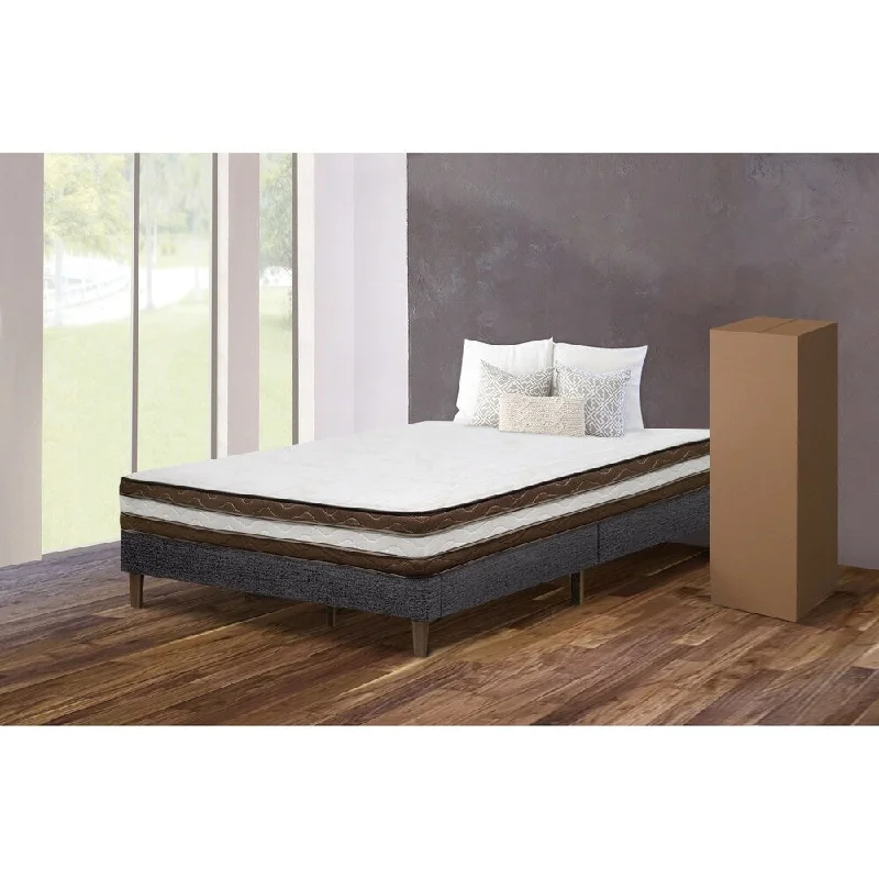 Hybrid mattresses combining foam and innerspring technologyPurest of America® Euro 2 Sided 10" King Mattress